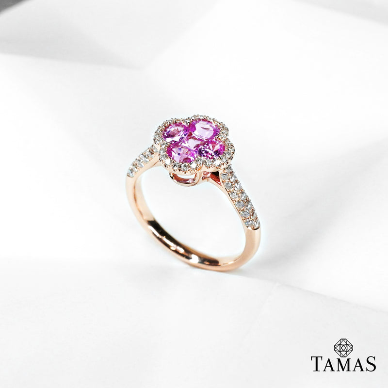 Pink Sapphire Ring