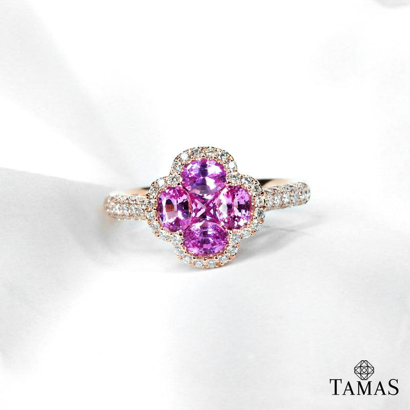 Pink Sapphire Ring
